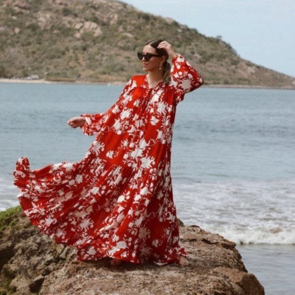 Voluminous Johanna Ortiz Dress US Medium NWT - Picture 2 of 10